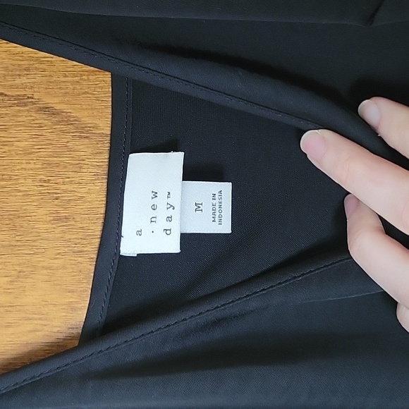 A New Day Black Slip Dress - Picture 4 of 5